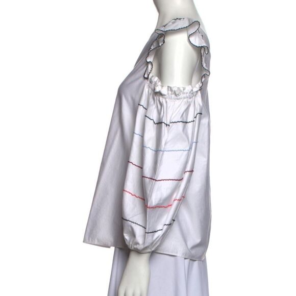 Parker One-Shoulder Three-Quarter Sleeve Blouse - Picture 3 of 4